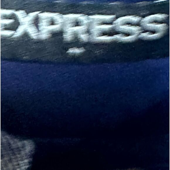 Express Blue Ankle High Rise Belted Linen Blend Pant NWT MSRP $79.98 - Picture 13 of 14